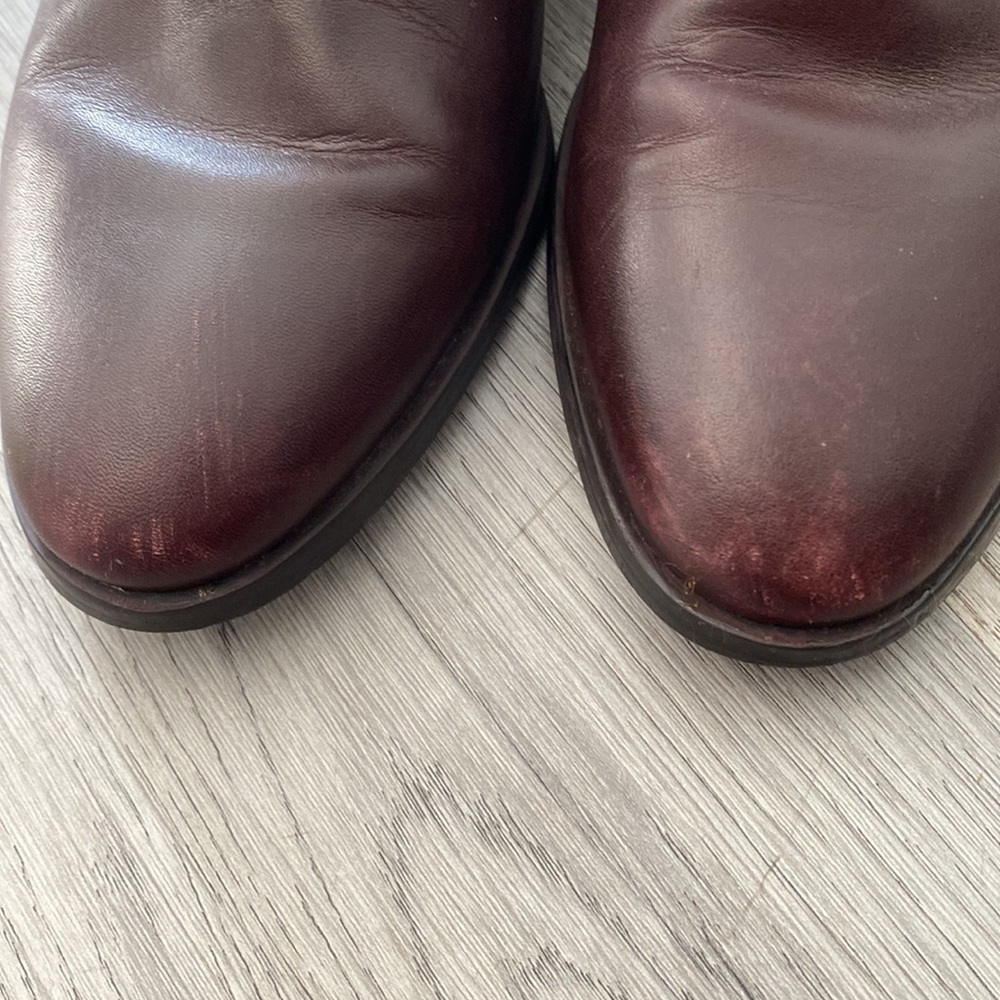 Coach Carmen Leather/Suede Ankle Booties - Picture 4 of 12